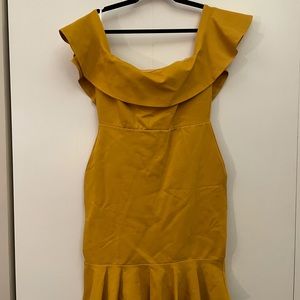 Off the shoulder dress